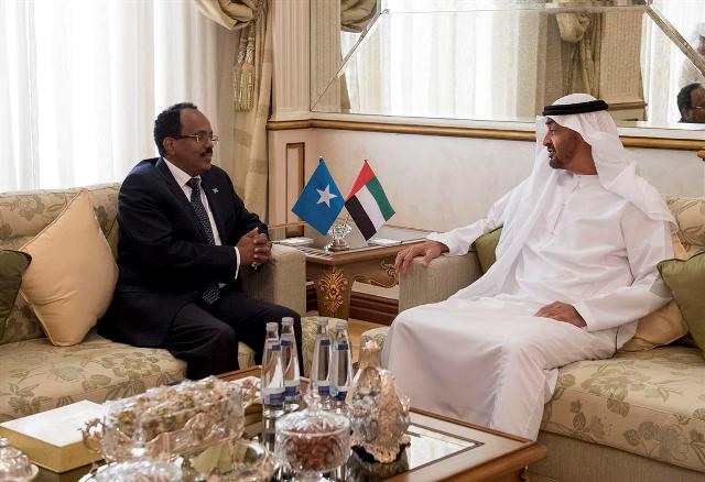 Madaxweyne Farmaajo oo Kulan La Qaatay Shiikh Mohammed Bin Zayed Al Nahyan