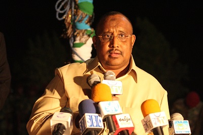 Madaxweynaha Puntland oo Hambalyo u Diray Madaxweynaha Cusub ee Hiirshabeele