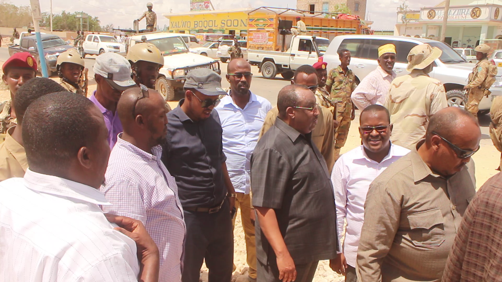 Madaxweyne Gaas oo kormeeray Goobaha Waddo furistu kasocoto ee Boosaaso (dhegayso)