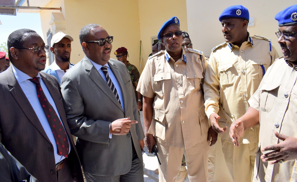 Madaxweynaha Puntland oo Kormeeray Taliska Guud ee Ciidanka Booliska Puntland. (Daawo)