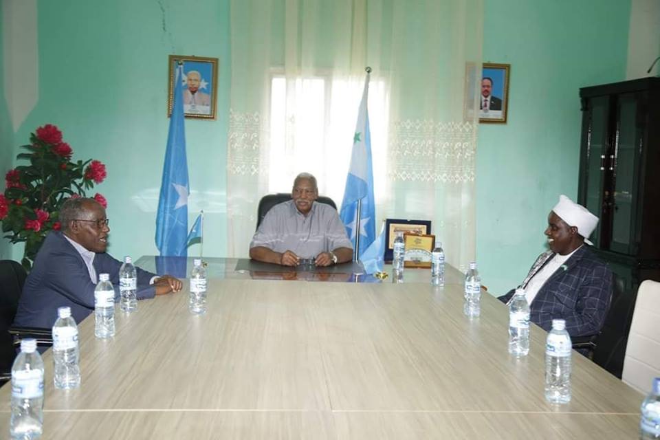 Wasiirka Arrimaha Gudaha DFS oo dhuusomareeb kulamo kula leh Madaxda Galmudug