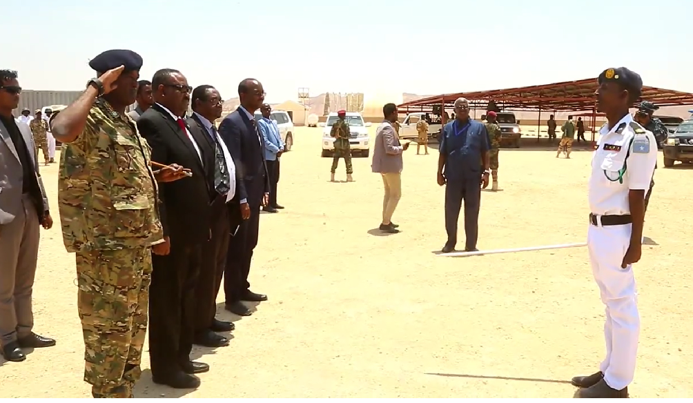 Madaxweynaha Puntland oo kormeeray taliska Ciidanka PMPF (Daawo)