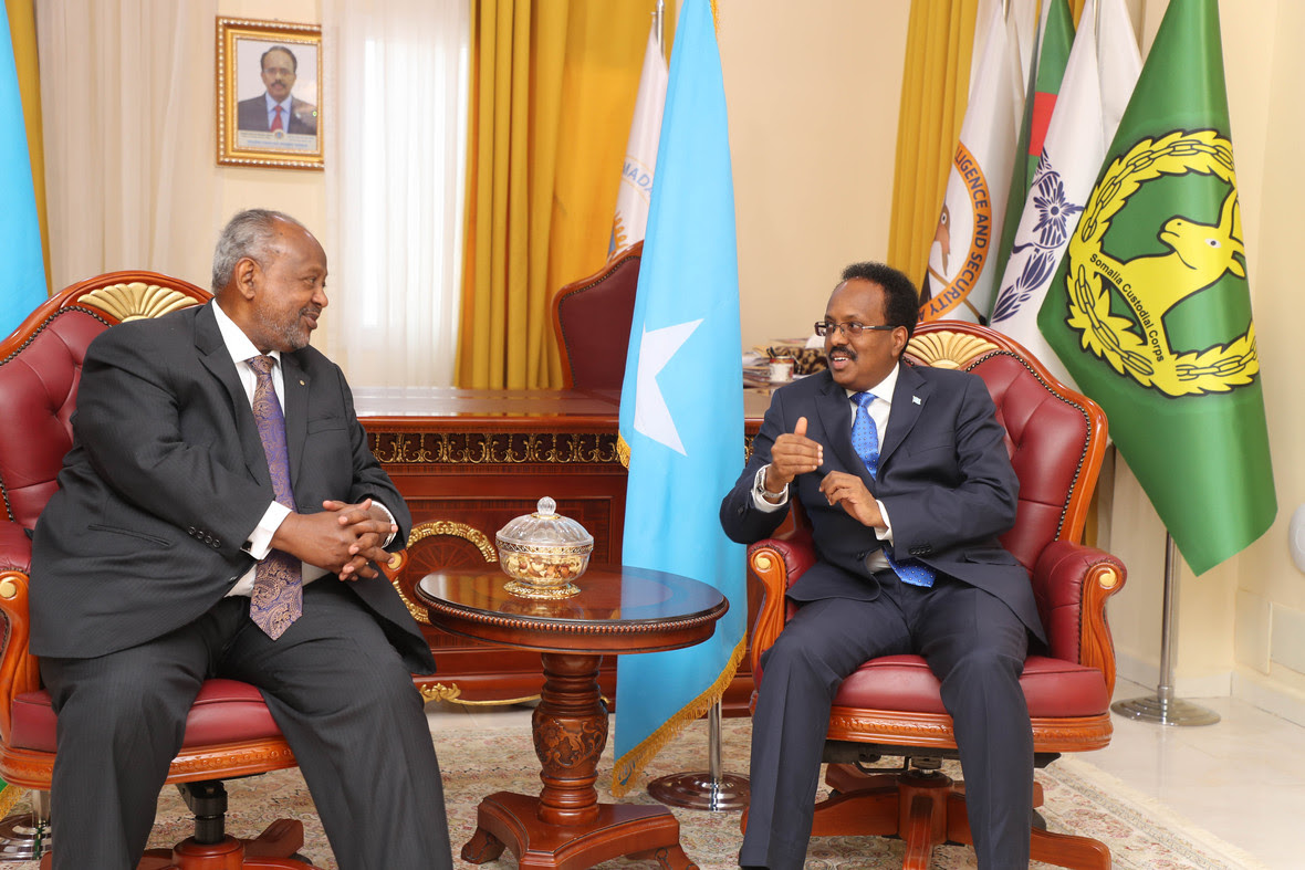 Maxay kawadda hadleen Farmaajo iyo Madaxweynaha Jabuuti (Daawo)