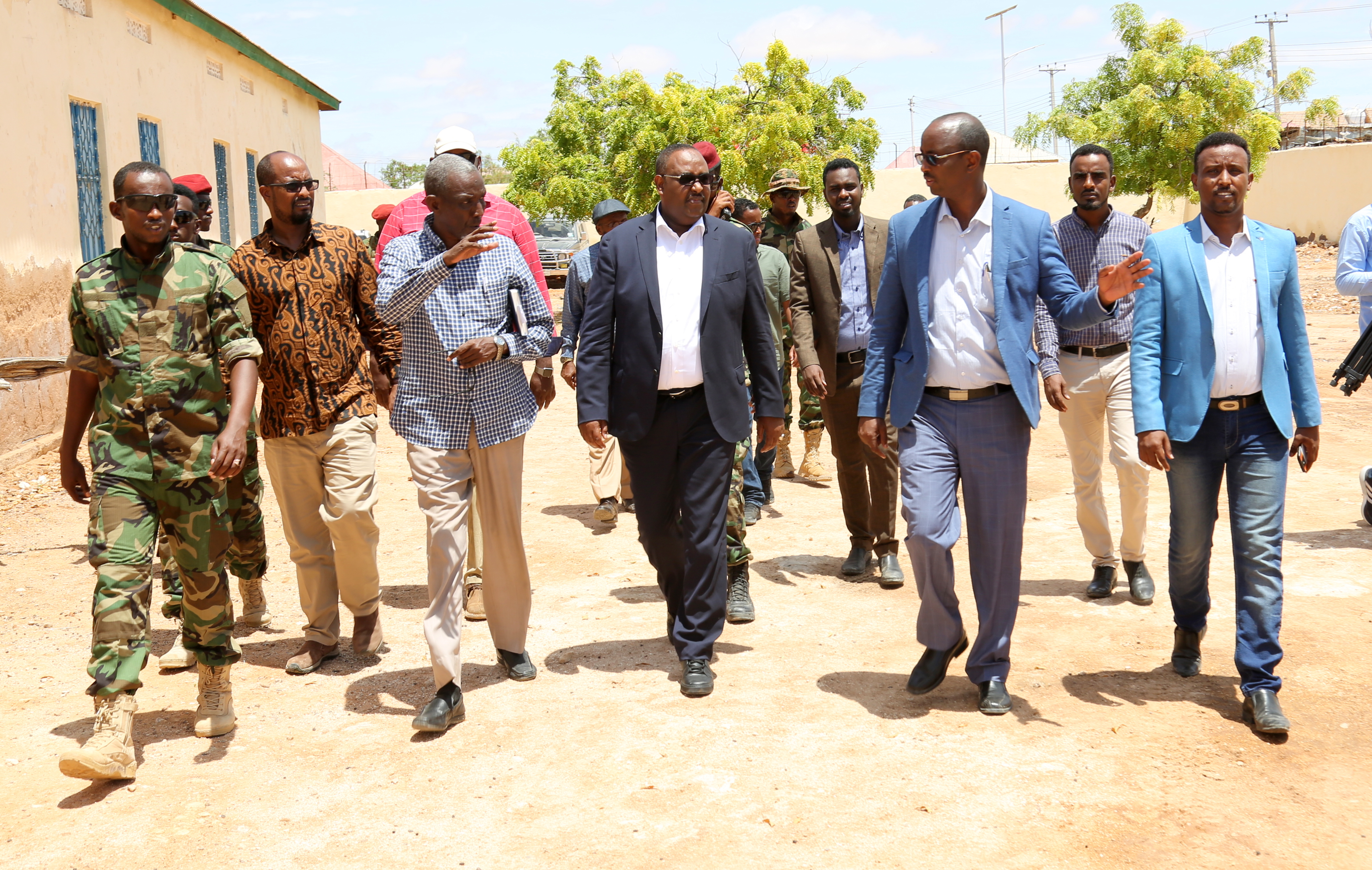 Madaxweynaha PL oo Kormeeray Xarunta Gobolka Mudug iyo Iskuulka Cumar Samatar.