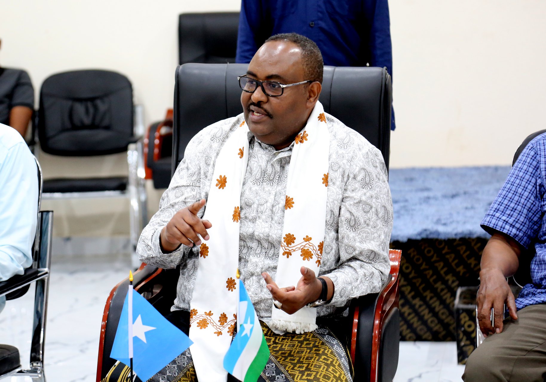 Madaxweynaha Puntland oo Kulan La Qaatay Dhallinyarada Gobolka Mudug. (Sawiro)