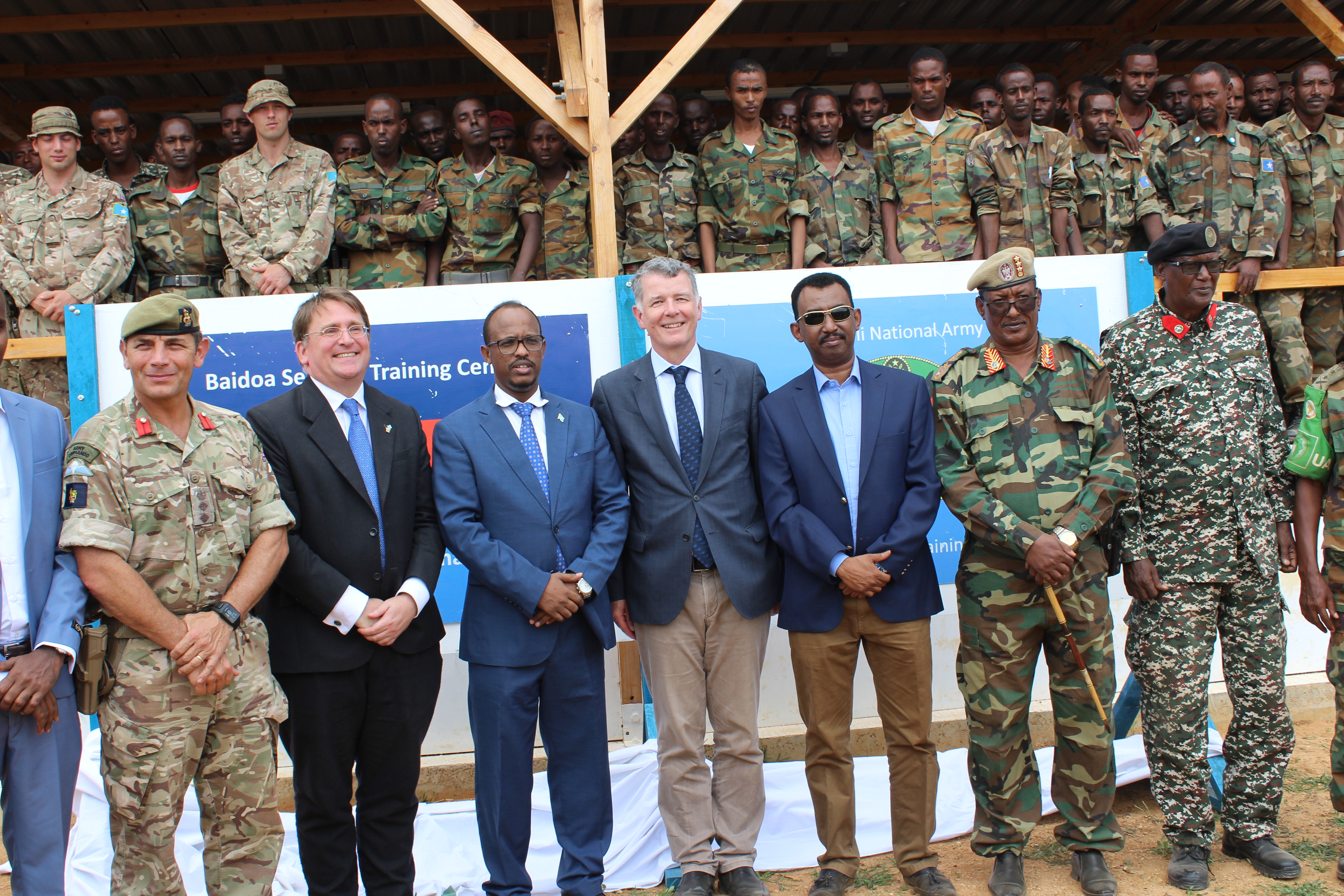 UK opens new training centre for the Somali National Army in Baidoa