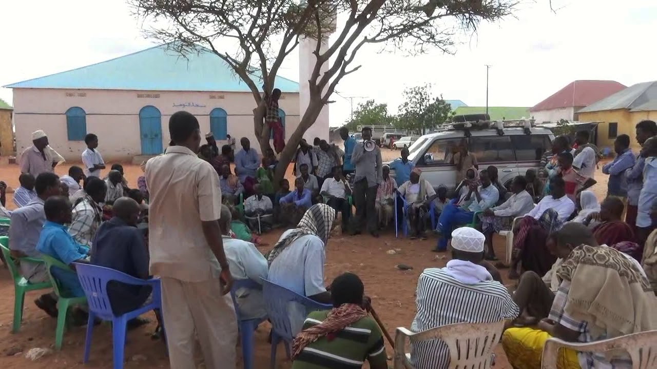 Degmadda Balibusle ee gobalka Mudug oo lagu qabtay Mudaharaad balaaran (dhegayso)