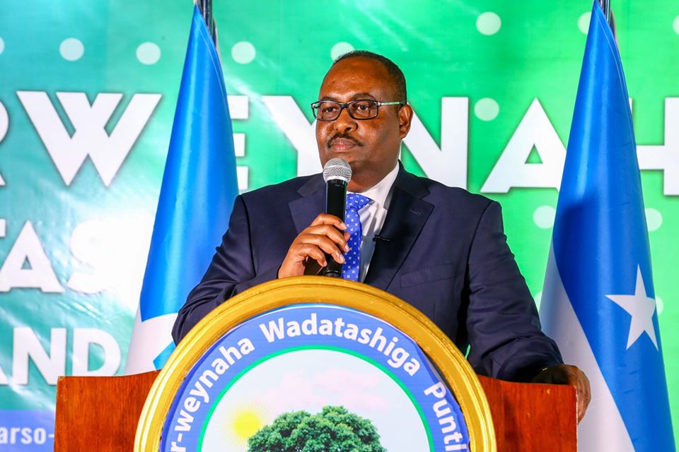 Madaxweynaha Puntland oo Munaasabad u qabtay ka qayb galayaashi shirki Wadatashiga Puntland (Daawo)