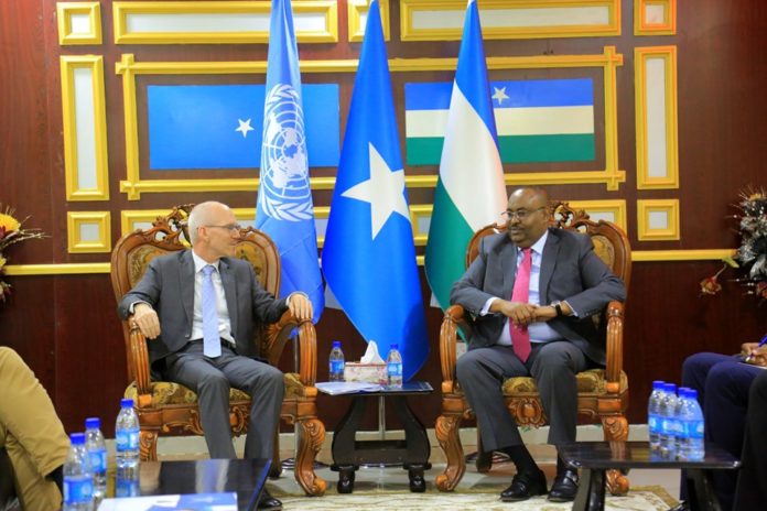 Qaramada Midoobey oo boggaadisay booqashada Madaxweyne Deni ee Muqdisho