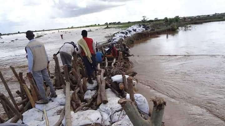 Wabiga Shabelle oo ku fatahay tuulooyin hoostaga magalada Joowhar.