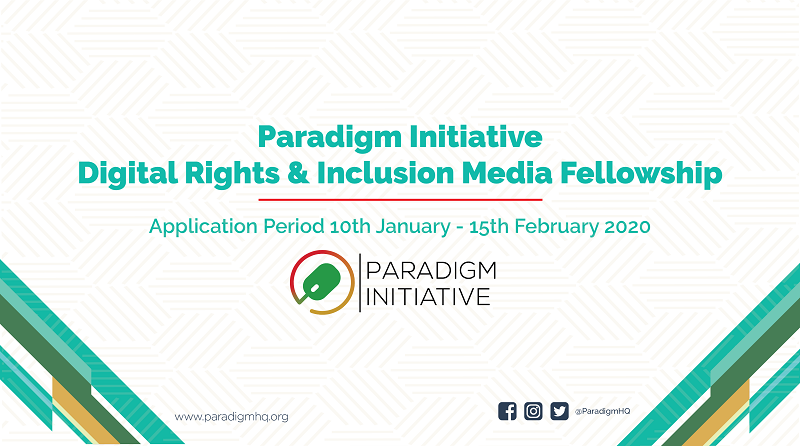 Digital Rights and Inclusion Media Fellowship for Journalists in Africa